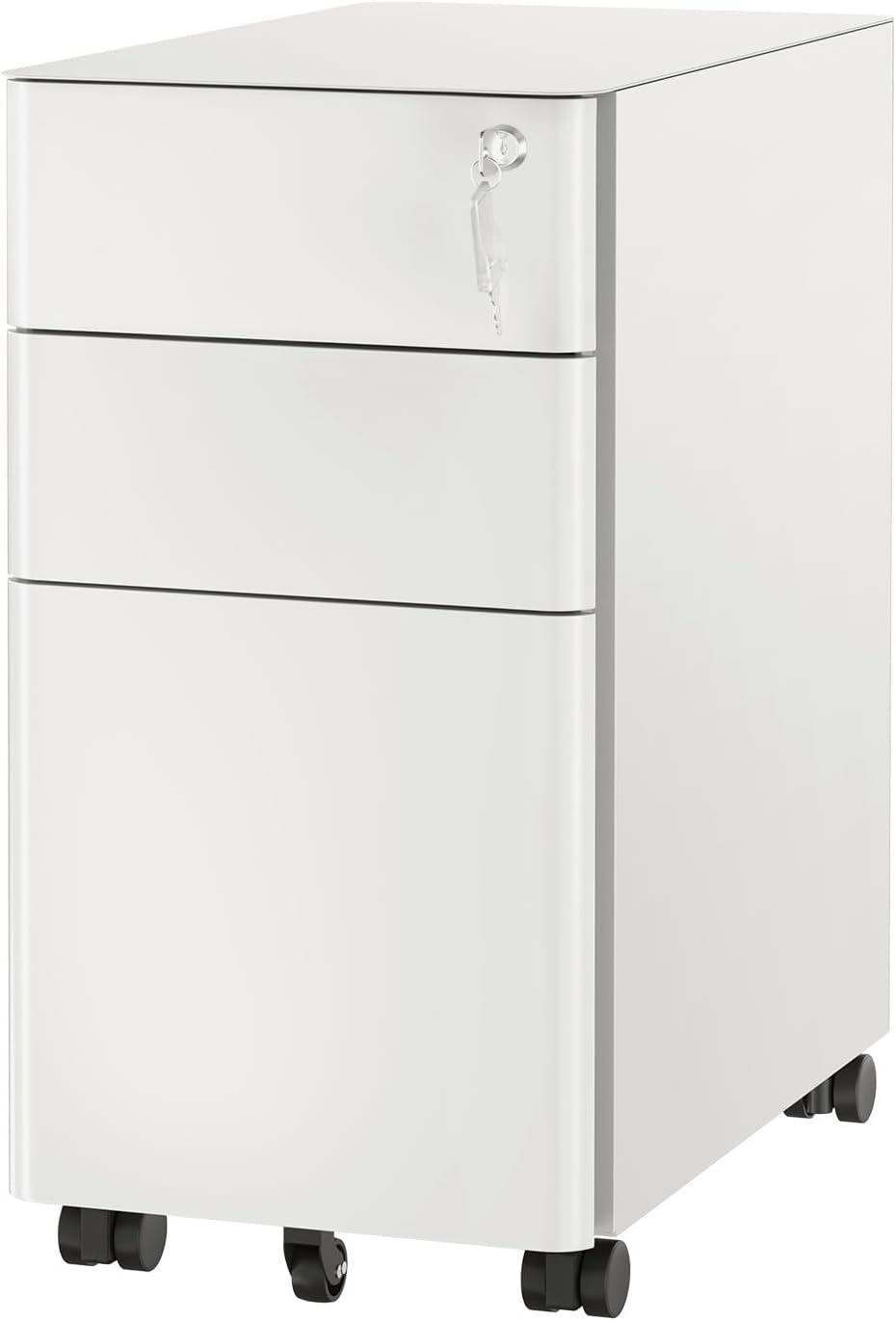 Organize in Style with Mount-It! Rolling Cabinet