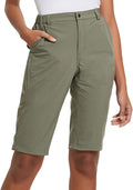 Baleaf Women's Lightweight Bermuda Knee Length Shorts for Summer