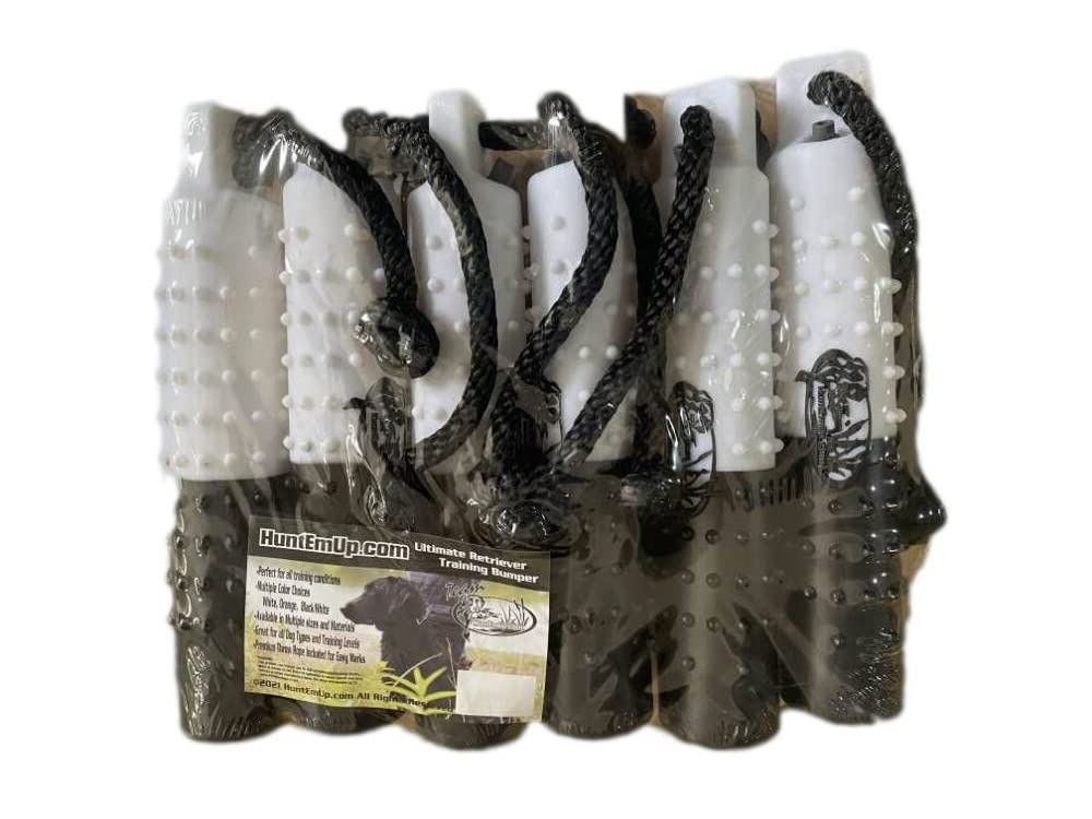 Regular Plastic Dog Bumpers for Duck Dog Training - 6 Pack