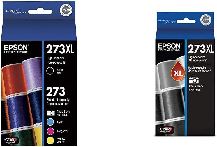 Epson T273XL-BCS Claria Ink Cartridge 5 Pack for Brilliant Photos