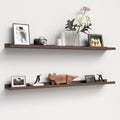 47.2 Inches Long Floating Shelves Wall Mounted - Farmhouse Picture