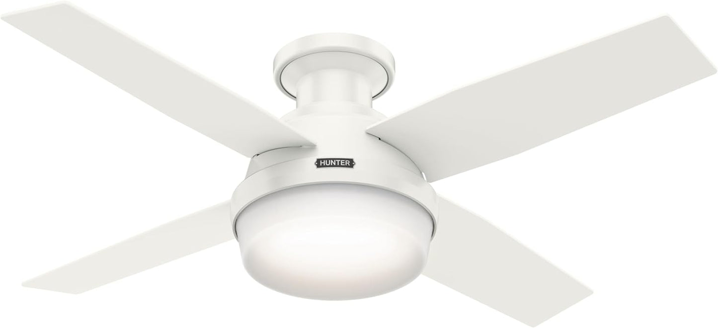 Hunter Dempsey 44 inch Indoor Ceiling Fan with LED Light