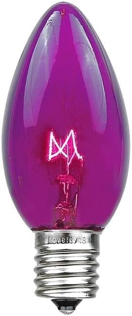 C7 Outdoor Christmas Replacement Bulbs - 500 Purple Bulbs