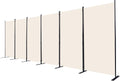 Room Divider 6 Panel Folding Privacy Screen - Portable 6 ft Partition