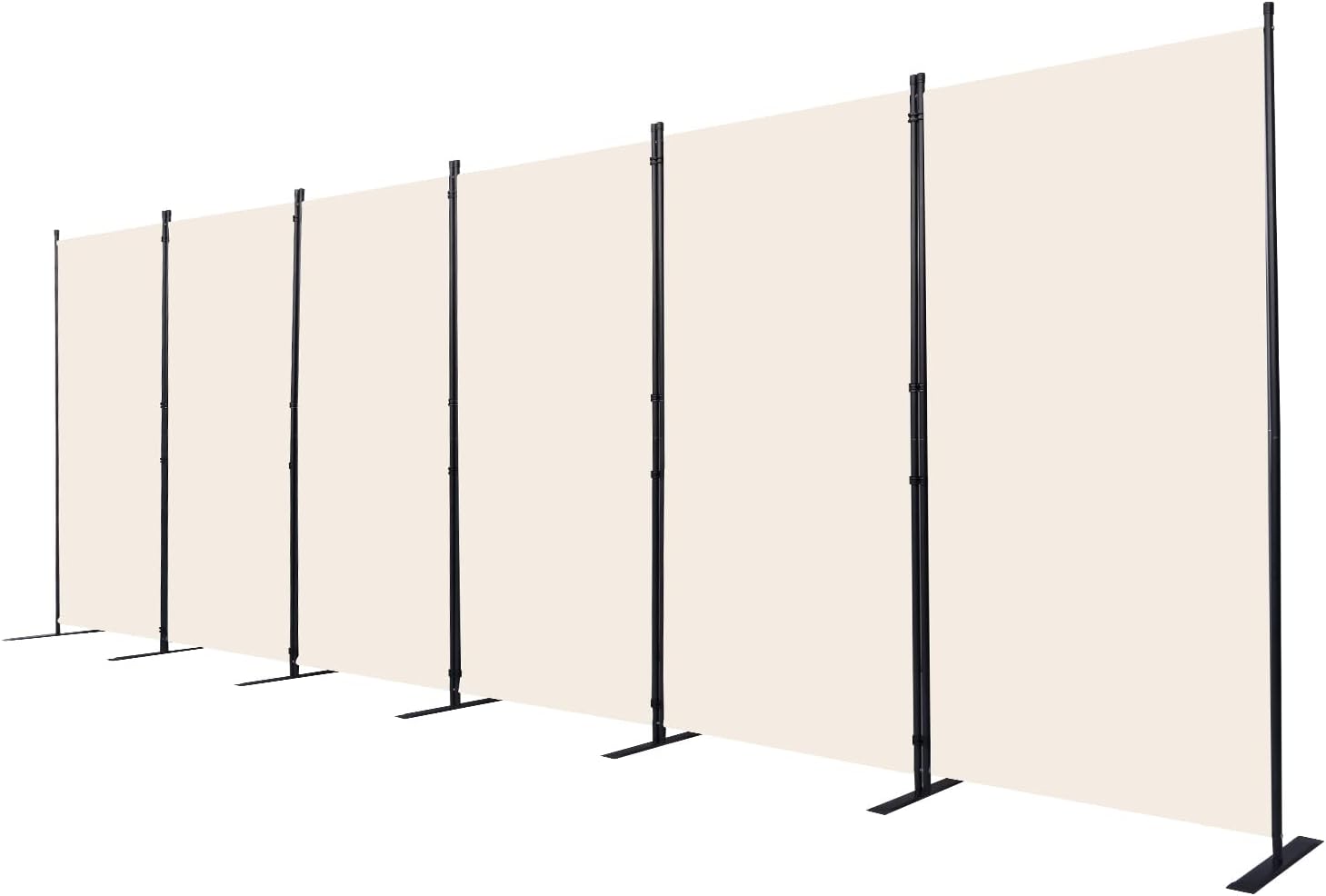 Room Divider 6 Panel Folding Privacy Screens for Versatile Use