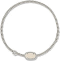 Grayson Crystal Stretch Bracelet for Women - Drusy Quartz