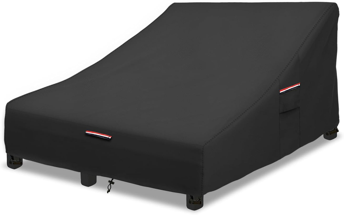 Okcool 100% Waterproof Patio Double Wide Chaise Lounge Cover