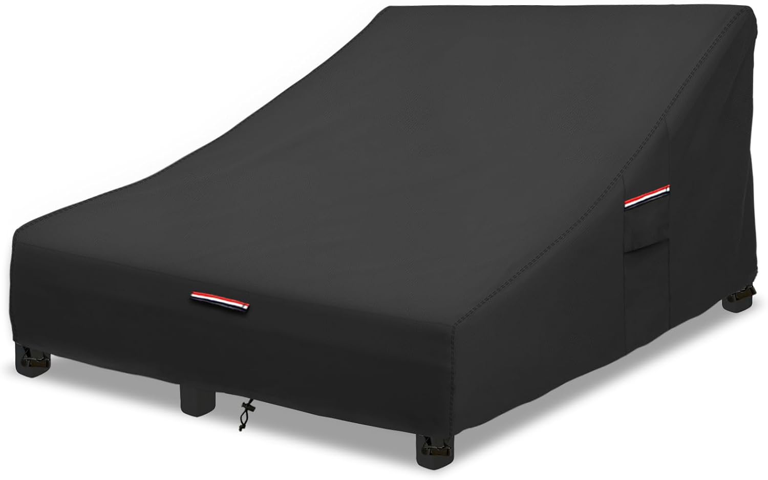 Okcool 100% Waterproof Patio Double Wide Chaise Lounge Cover