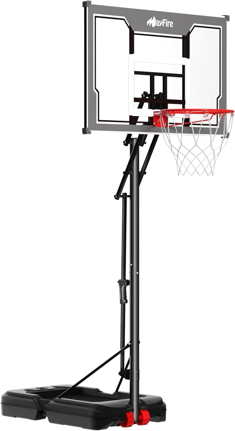 Portable Basketball Hoop Height Adjustable for All Ages Fun