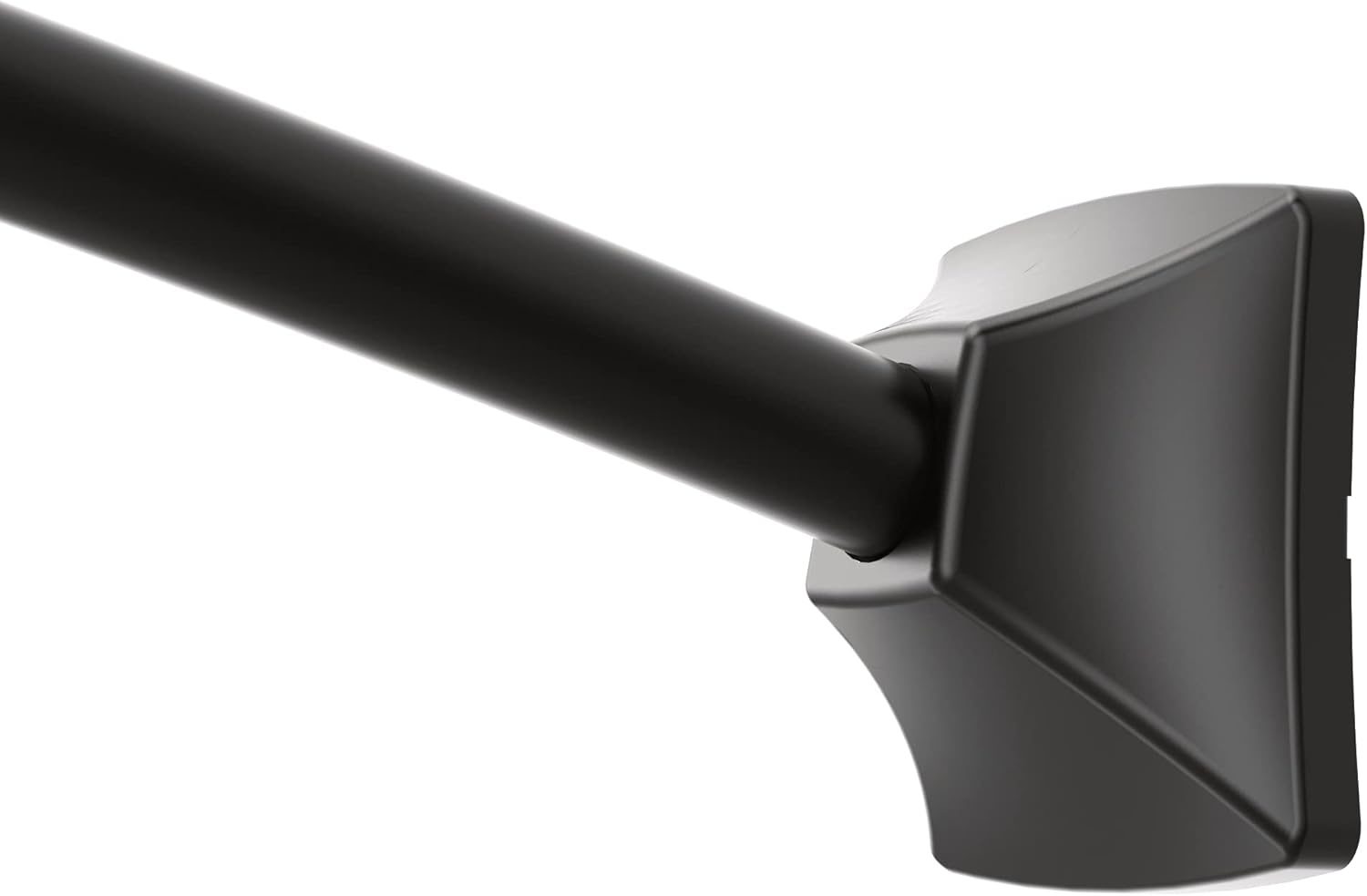 72-Inch Curved Black Shower Rod by Moen