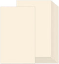 8.5x14 Cream Cardstock Blank Cover Stock 100 Sheets - Heavyweight