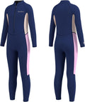 Seaskin Kids Wetsuit 2mm Front Zip Full Body - Warm & Durable