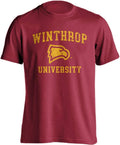 Retro NCAA Logo T-Shirt with Short Sleeves for Active Wear