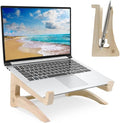 UI U & I Laptop Stand Riser - Portable Adjustable Wood Stand