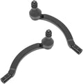 TRQ Front Outer Tie Rod Set Compatible with 2001-2009 Volvo S60