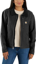 Carhartt Women's Rugged Flex Loose Fit Canvas Detroit Jacket Work