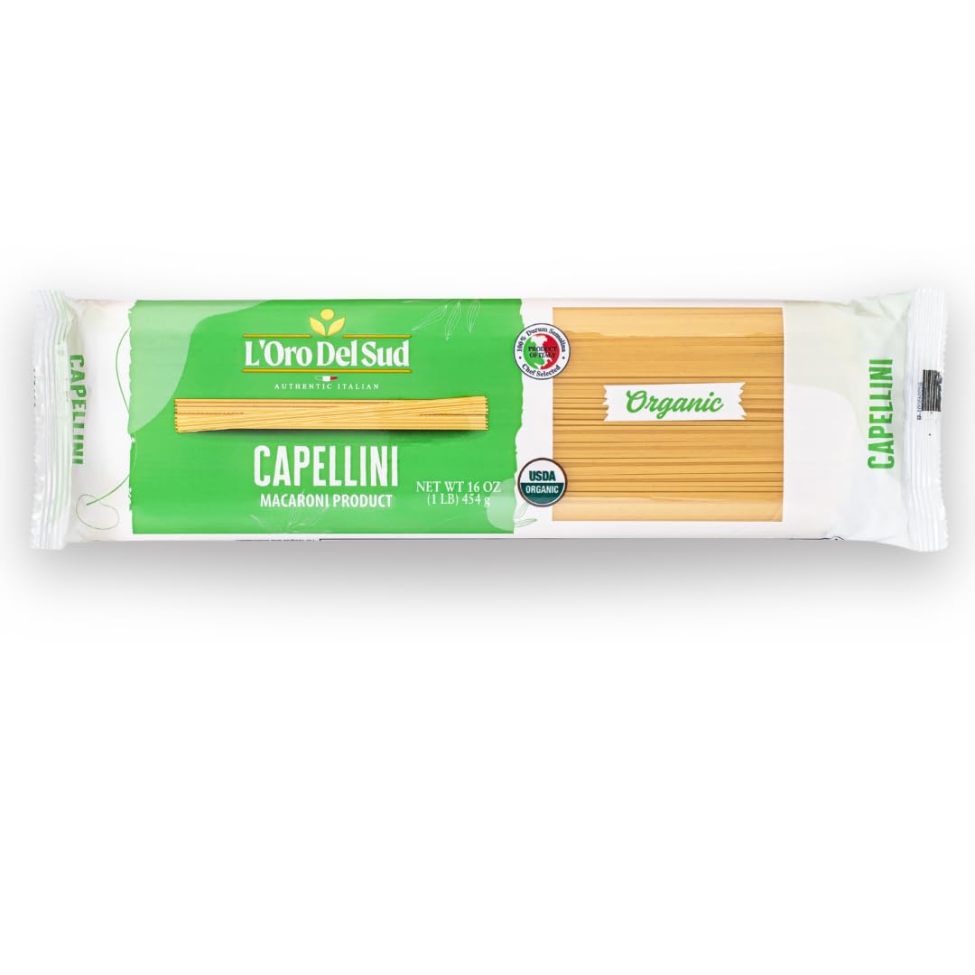 Organic Capellini Pasta - Premium Quality Italian Durum Wheat