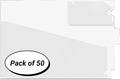 Center Tab Vinyl Outguides Letter Size 9in x 13-1/4in - Organized