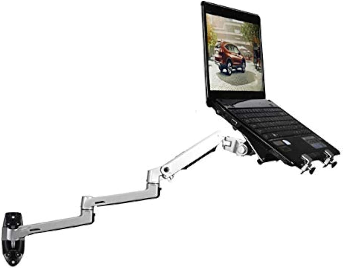 XSJ8013WT Wall Mount Laptop Holder with Ultra Long Arm Design