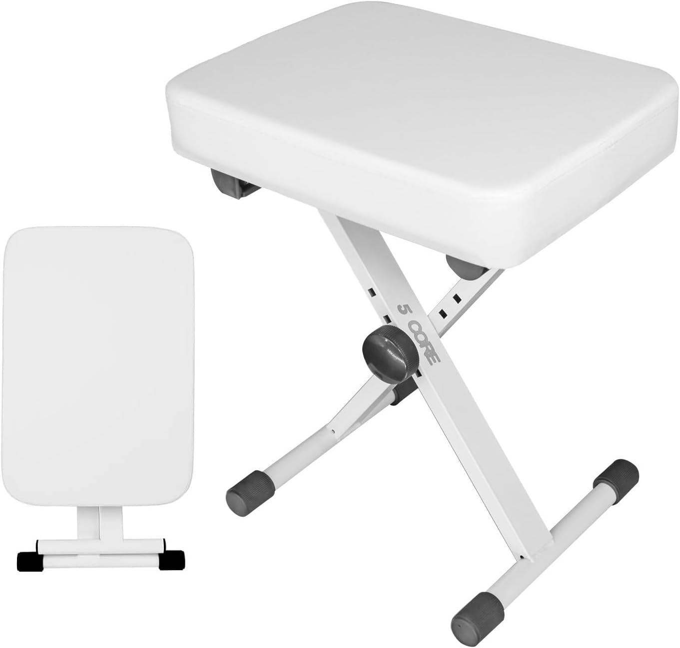 5 CORE Keyboard Bench with Adjustable Height and Comfort