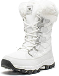 Womens Winter Snow Boots - Warm Faux Fur Lined Water Resistant