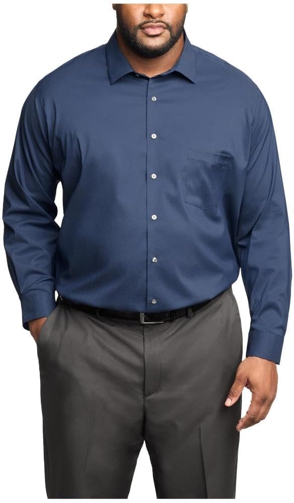 Van Heusen Men's Tall Fit Ultra Wrinkle Free Dress Shirt Review