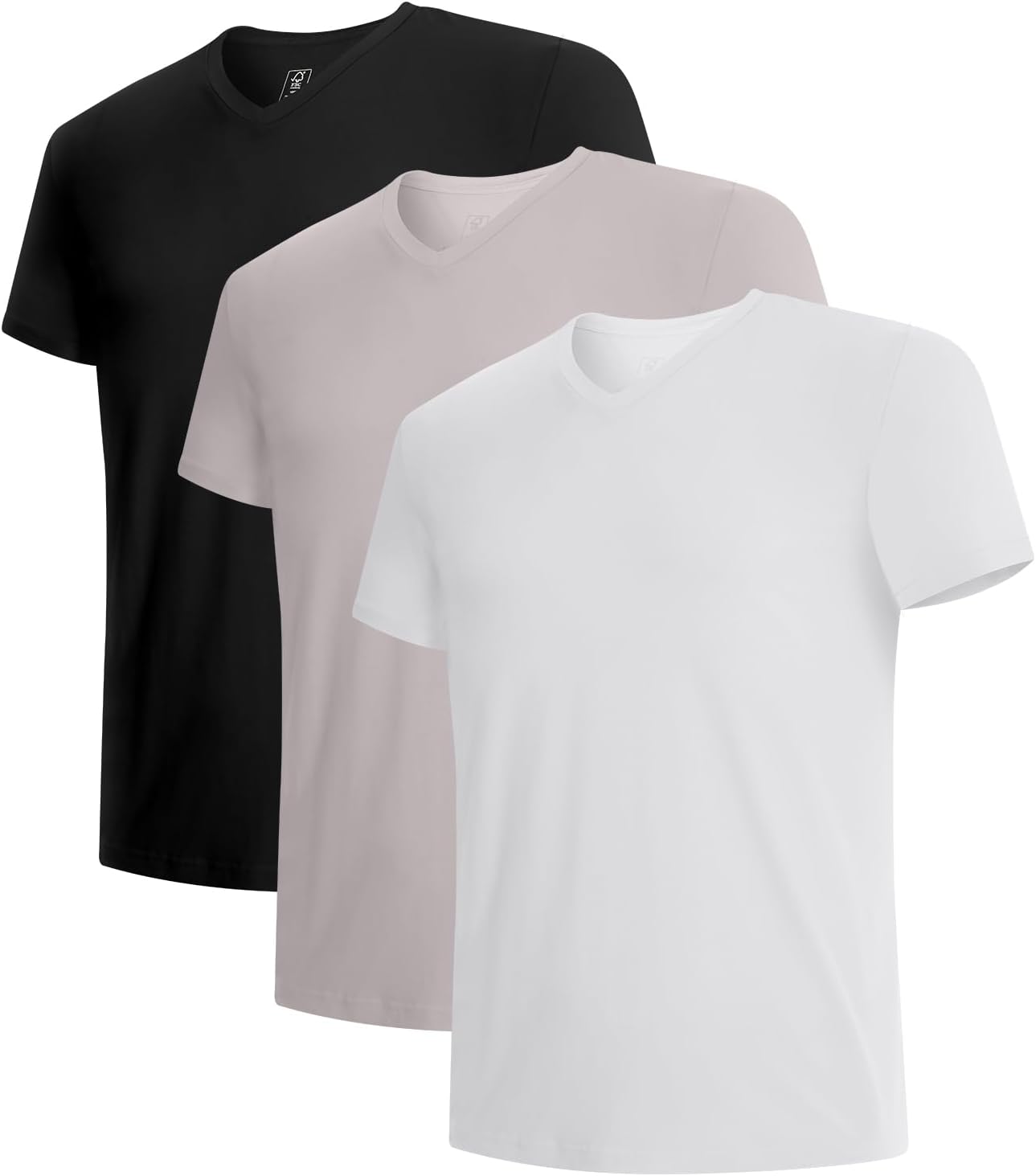 Bamboo Cool Men's V-Neck Undershirts for Ultimate Comfort