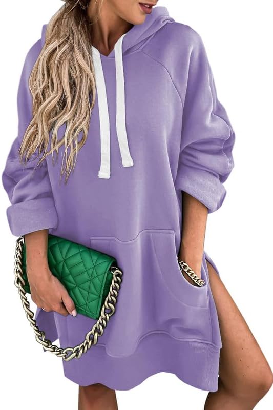 SHEWIN Women's Oversized Casual Pullover Hoodie Dress Review