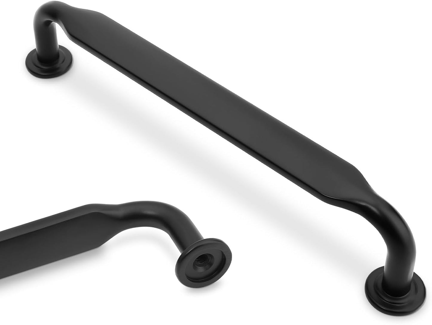 10 Pack Matte Black Cabinet Pulls for Stylish Kitchen Upgrade
