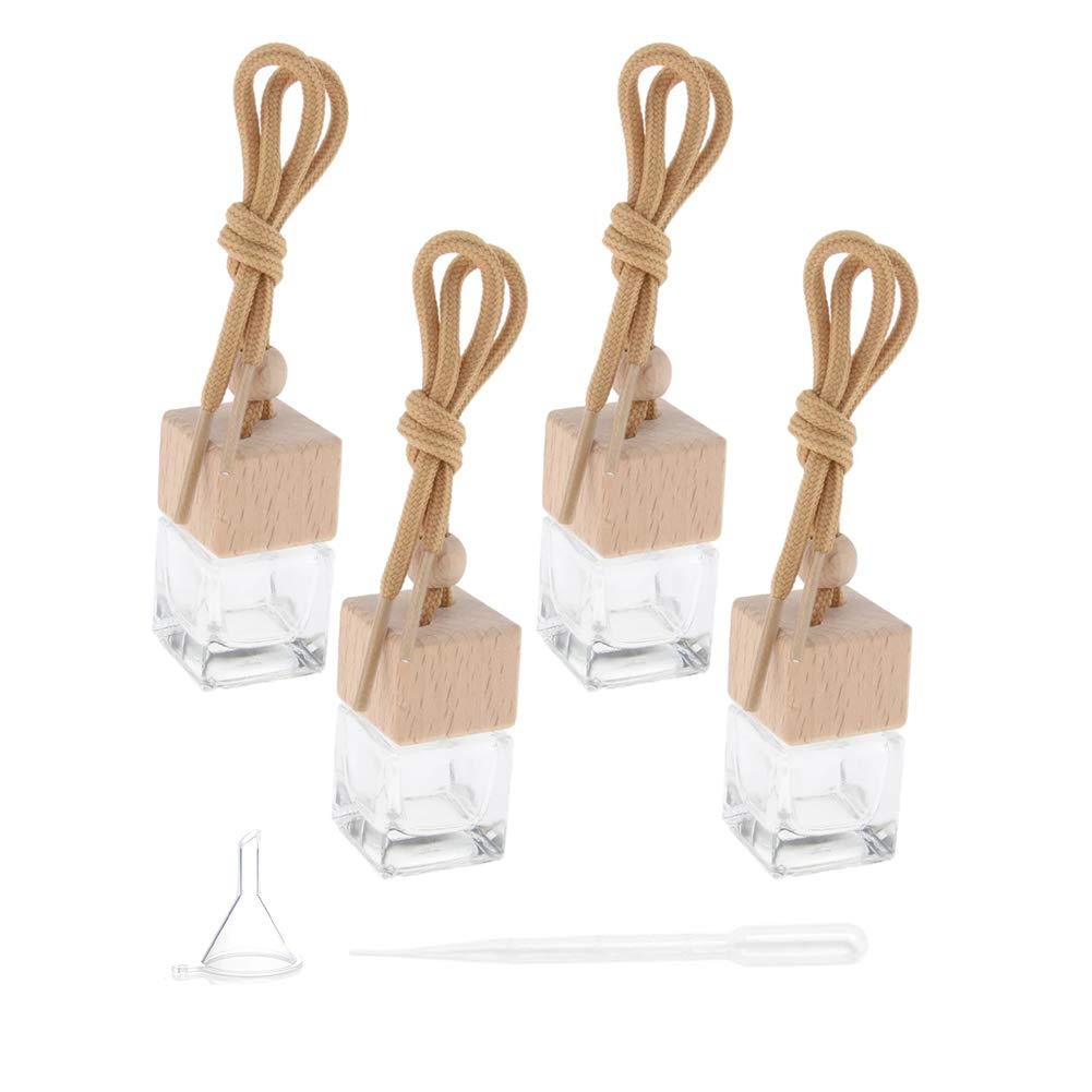 Set of 4 Car Air Freshener Diffusers - Aromatherapy Bliss