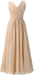 Happy Rose Juniors Elegant Long Bridesmaid Dress for Special Occasions