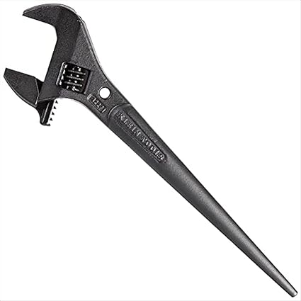 Klein Tools 3239 Adjustable Spud Wrench for Heavy Nuts and Bolts
