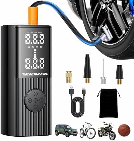 SEVENPARK Portable Air Compressor - Speedy Inflation at 150PSI