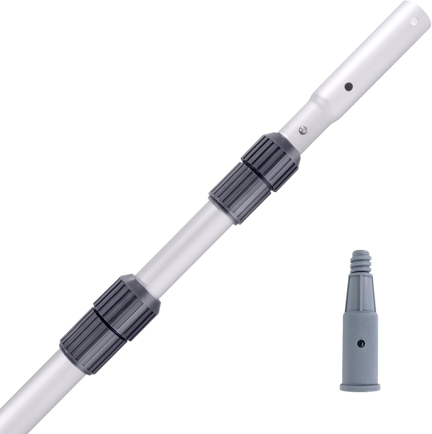 Sepetrel 15 Foot Telescoping Pool Pole for Ultimate Cleaning