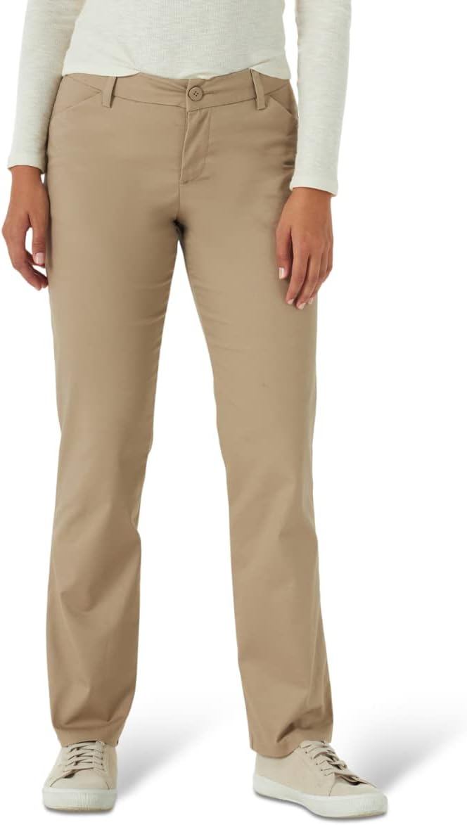 Lee Women's Wrinkle Free Relaxed Fit Straight Leg Pants Review