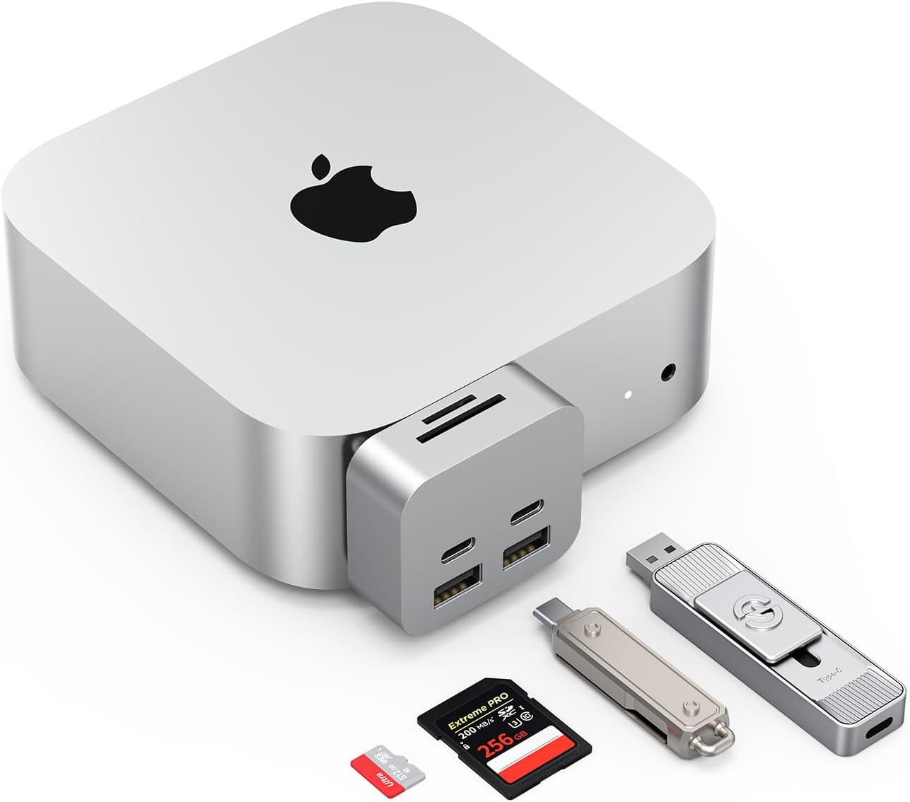 Mac Mini M4 Dock: 6-in-1 Expansion Hub for Seamless Connectivity