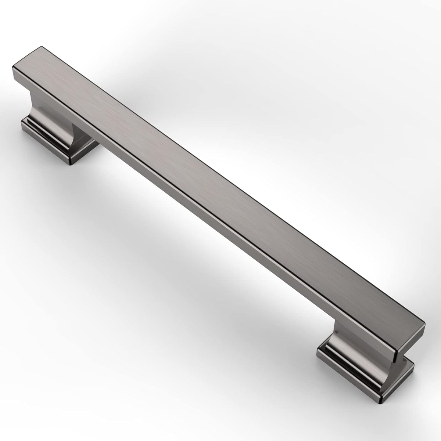 Brushed Black Nickel Kitchen Cabinet Handles for Modern Homes