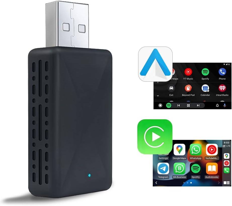 Wireless Carplay Adapter - Low Latency Plug & Play