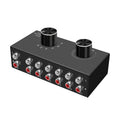 6-Channel RCA Audio Switcher for Home Theater and Hi-Fi Systems