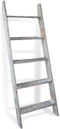 Honest Blanket Ladders for The Living Room - 5-Tier Wall-Leaning Rack