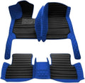 Luxury Leather Car Floor Mats Streak black1 - Custom Full Coverage