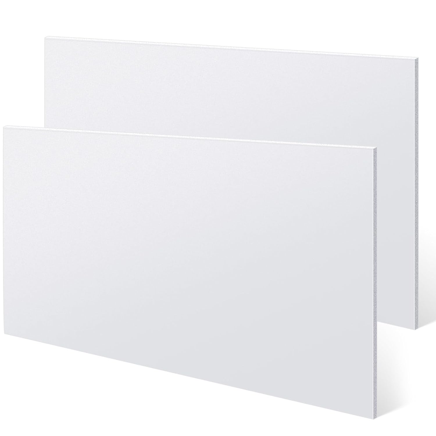 Sasylvia 2 Pcs 1/2in Thick HDPE Plastic Sheet for DIY Projects