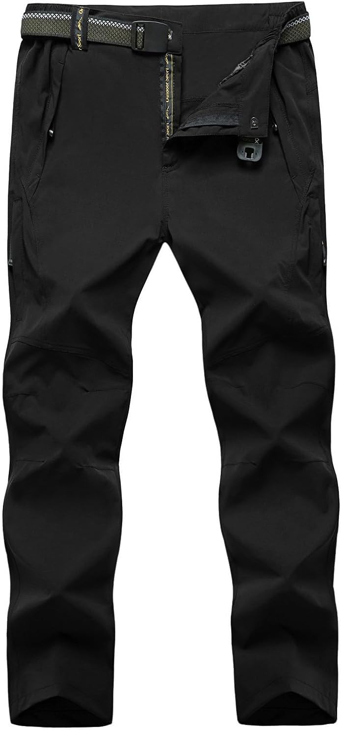 TBMPOY Men's Lightweight Hiking Pants for Outdoor Adventures