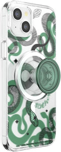 PopSockets iPhone 15 Plus Case with Round MagSafe Grip - Slim Drop