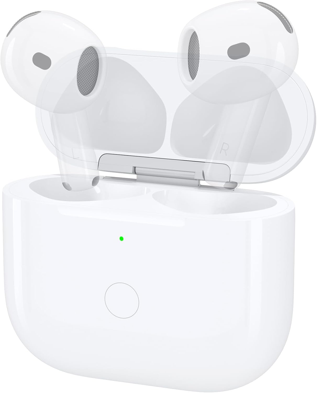 JKV AirPods 4 Gen Wireless Charging Case - USB C Port & 660mAh Battery