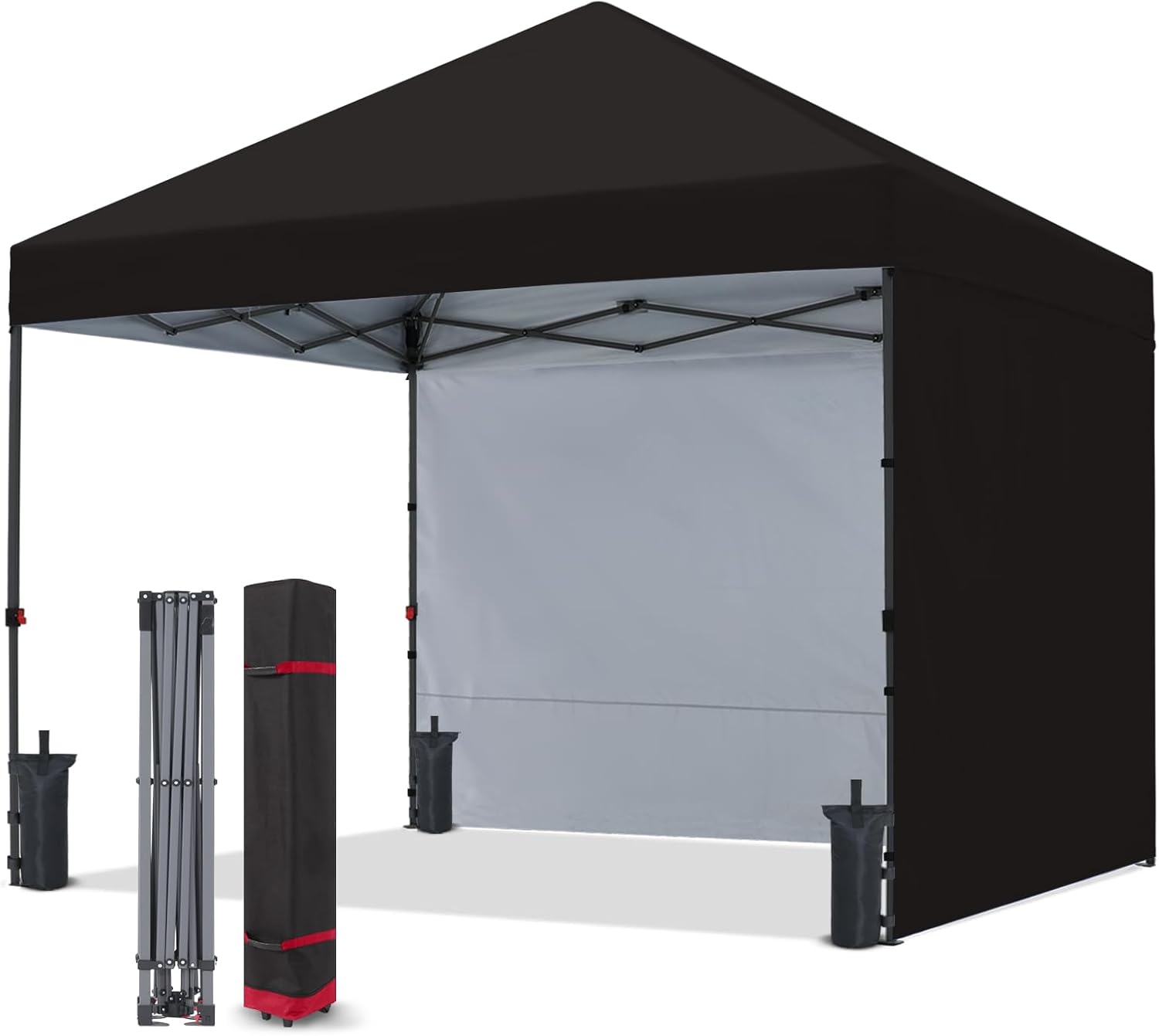 COOSHADE Pop Up Canopy Tent 10x10 with Sidewalls for Shade