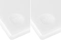 CURTA 2-Pack Cutting Boards 18in x 12in - Color Coded White