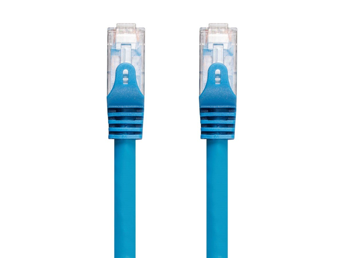 Monoprice Cat6 50ft Blue CMP Patch Cable for High-Speed Networking