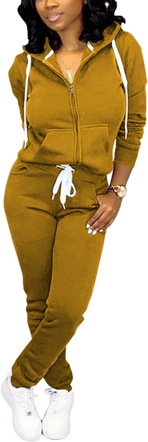 Nimsruc Jogging Suits for Women - Stylish 2 Piece Casual Set