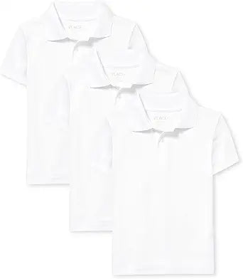 Boys Multipack Short Sleeve Performance Polos for Active Kids